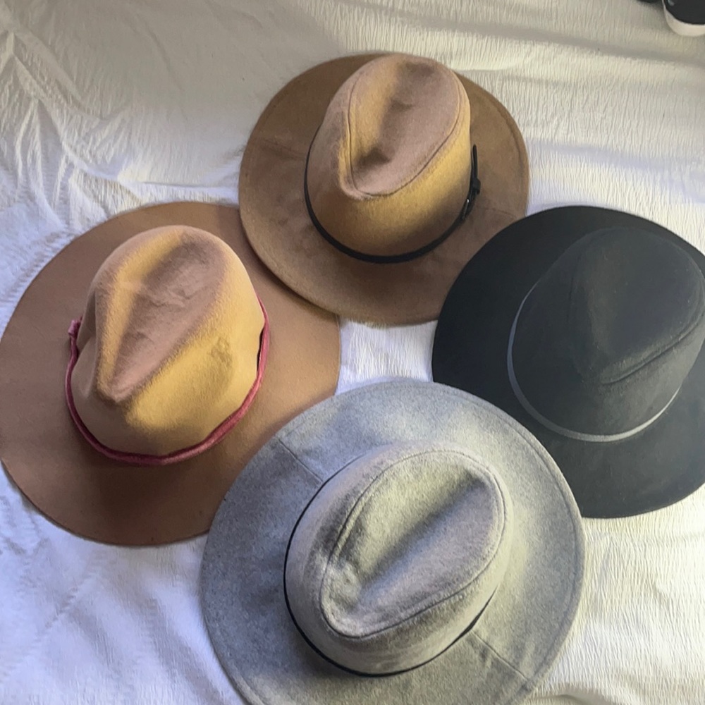 First fedora is from gap kids, the other 3 are old navy $90-$100 dollar value
